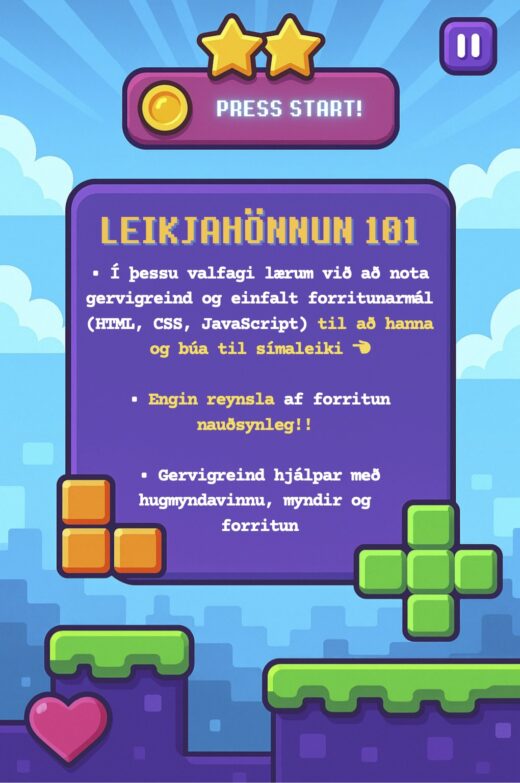 LEIKJAHÖNNUN 101